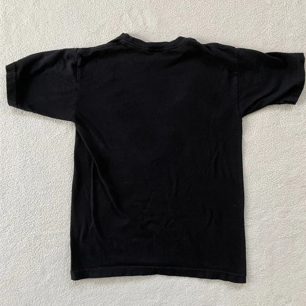 Bayside U.S.‎ Air Force T-Shirt Mens Small Black Graphic Short Sleeve USA Made